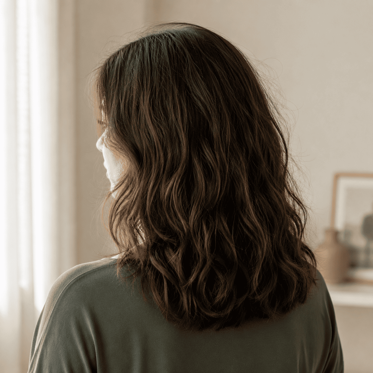 Cabelo seco antes da finaliza&ccedil;&atilde;o com a Zeniar Al&iacute;nea 5